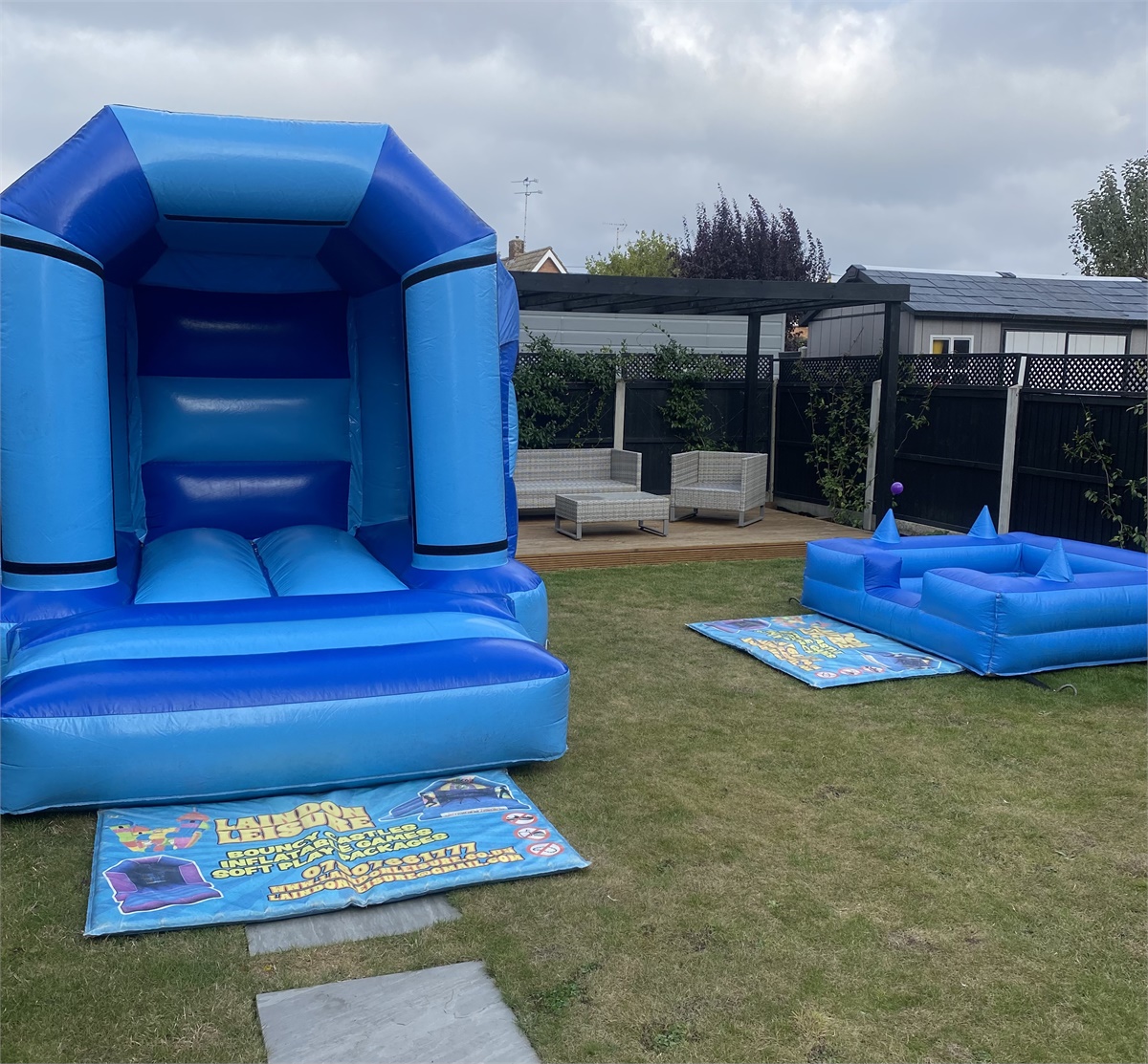 Narrow Garden Bouncy Castle Hire Basildon, Billericay & Essex